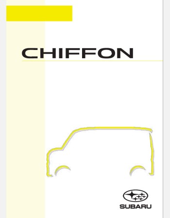 subaru chiffon 2020-2021 owners manual in english